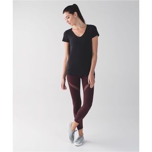 Lululemon High Times Wrap Mesh Leggings